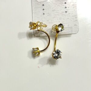 Two in one Earring-stud and loop